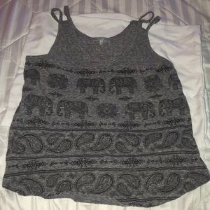 Charlotte Russe gray tank top
